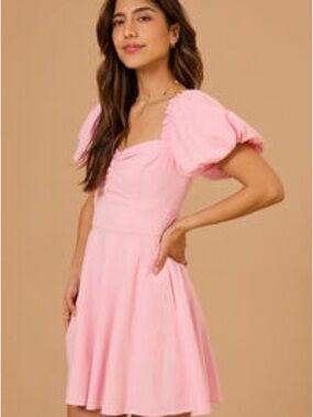Pink Rosalyn mini dress altard state